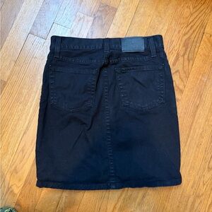 Ralph Lauren Black denim Mini Skirt